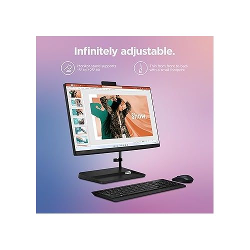 레노버 Lenovo IdeaCentre AIO 3i - (2023) - All in One Desktop - PC Computer - Mouse & Keyboard Included - 21.5