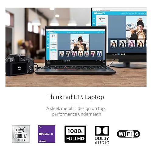 레노버 Lenovo Thinkpad E15 Business Laptop, 15.6