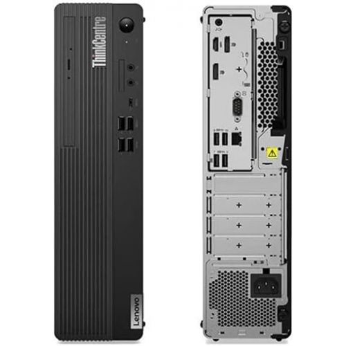 레노버 Lenovo ThinkCentre M80s SFF Small Form Factor Business Desktop PC (Intel 8-Core i7-10700 vPro, 16GB RAM, 512GB SSD, Radeon 520 2GB), IST Cable, DisplayPort Port, Ethernet, Wi-Fi, Win 11 Pro, Black