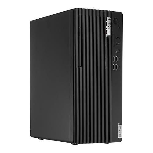 레노버 Lenovo ThinkCentre M70T Gen 3 Tower Computer, Intel i9-12900K, 64GB RAM, 2TB NVMe SSD, 3-Monitor Support, HDMI, DisplayPort, USB C, DVDRW, USB Wi-Fi- Bluetooth, Windows 11 Pro, Black