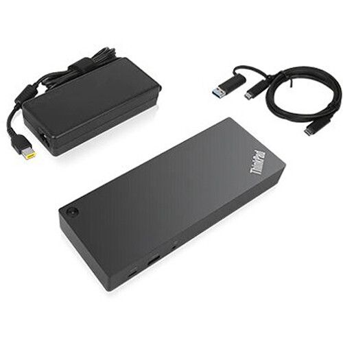 레노버 Lenovo ThinkPad Hybrid USB Type-C Laptop Dock with USB Type-A Adapter