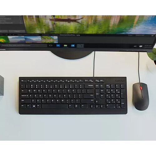 레노버 Lenovo Essential Wired Keyboard and Mouse Combo