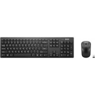 Lenovo 100 Wireless Keyboard and Mouse Combo - Cordless Set with Spill Resistant Quiet Keys - 3-Zone Keyboard - Ambidextrous Mouse - Compact Design - Wireless USB -Black