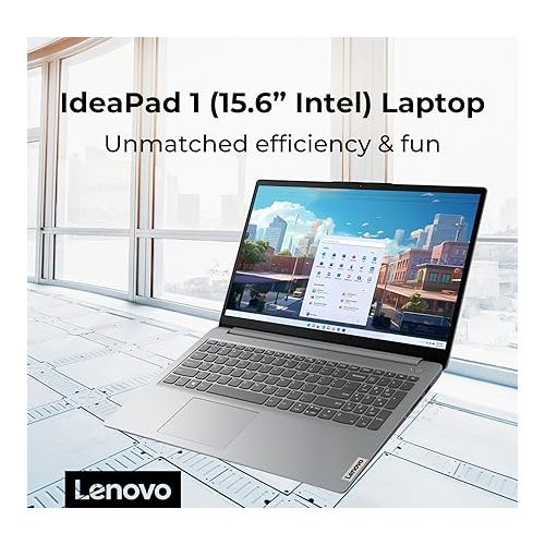 레노버 Lenovo IdeaPad 1 Student Laptop, 15.6