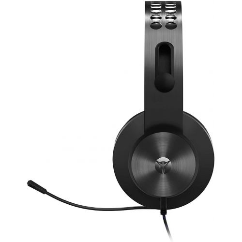 레노버 Lenovo Legion H500 PRO 7.1 Surround Sound Gaming Headset, Noise-Cancelling Mic, Memory Foam & PU Leather Earcups, Stainless Steel Headband, PC, PS4, Xbox One, Nintendo Switch, GXD0