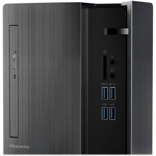 레노버 2019 Lenovo IdeaCentre 510A Desktop Computer, 9th Gen Intel Hexa-Core i5-9400 up to 4.1GHz, 24GB DDR4 RAM, 1TB 7200RPM HDD + 256GB SSD, DVDRW, 802.11ac WiFi, Bluetooth, USB 3.1, HD