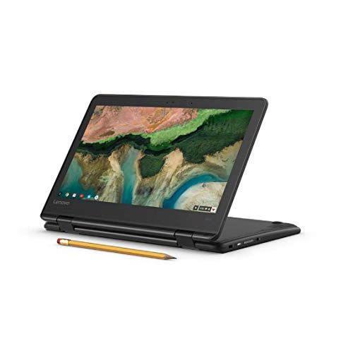 레노버 Flagship Lenovo 300e 11.6 HD IPS Touchscreen 2 in 1 Chromebook - Quad-Core MediaTek MT8173C 2.1GHz 4GB RAM 32GB eMMC 802.11ac 802.11ac HD Webcam HDMI Bluetooth USB Type-C Chrome OS