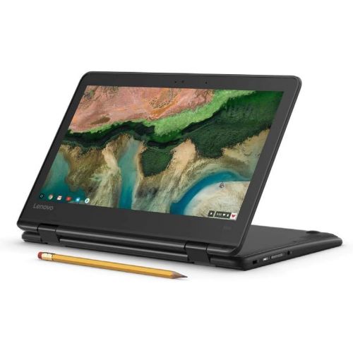 레노버 Flagship Lenovo 300e 11.6 HD IPS Touchscreen 2 in 1 Chromebook - Quad-Core MediaTek MT8173C 2.1GHz 4GB RAM 32GB eMMC 802.11ac 802.11ac HD Webcam HDMI Bluetooth USB Type-C Chrome OS