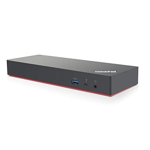 레노버 Lenovo USA ThinkPad Thunderbolt 3 Workstation USB Dock with 230w and 65w AC Included with Power Cords (MFG P/N ; 40AN0230US)