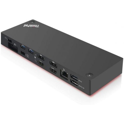 레노버 Lenovo USA ThinkPad Thunderbolt 3 Workstation USB Dock with 230w and 65w AC Included with Power Cords (MFG P/N ; 40AN0230US)
