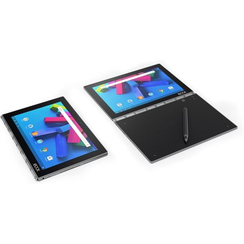 레노버 Lenovo Yoga Book - FHD 10.1 Android Tablet - 2 in 1 Tablet (Intel Atom x5-Z8550 Processor, 4GB RAM, 64GB SSD), Gunmetal, ZA0V0035US