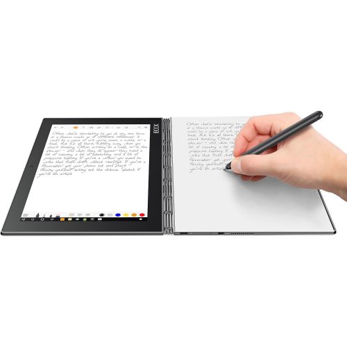 레노버 Lenovo Yoga Book - FHD 10.1 Android Tablet - 2 in 1 Tablet (Intel Atom x5-Z8550 Processor, 4GB RAM, 64GB SSD), Gunmetal, ZA0V0035US