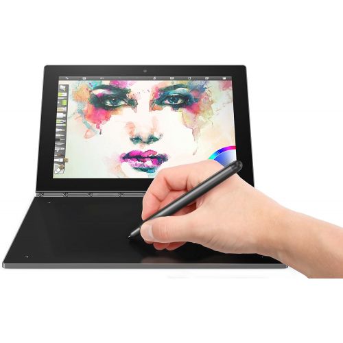 레노버 Lenovo Yoga Book - FHD 10.1 Android Tablet - 2 in 1 Tablet (Intel Atom x5-Z8550 Processor, 4GB RAM, 64GB SSD), Gunmetal, ZA0V0035US