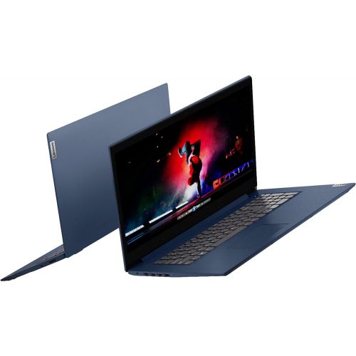 레노버 Lenovo IdeaPad 3 17 17.3 HD+ Laptop Computer_ Intel Quad-Core i5 1035G1 (Beat i7-7500U)_ 20GB DDR4 RAM, 1TB PCIe SSD_ 802.11AC WiFi_ Abyss Blue_ Windows 10 S_ BROAGE 500GB External