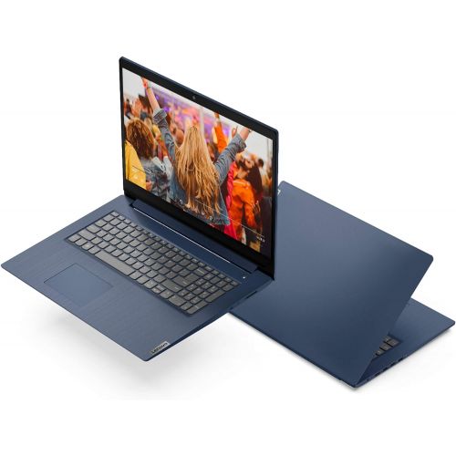 레노버 Lenovo IdeaPad 3 17 17.3 HD+ Laptop Computer_ Intel Quad-Core i5 1035G1 (Beat i7-7500U)_ 20GB DDR4 RAM, 1TB PCIe SSD_ 802.11AC WiFi_ Abyss Blue_ Windows 10 S_ BROAGE 500GB External