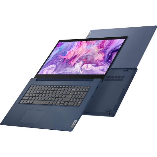 레노버 Lenovo IdeaPad 3 17 17.3 HD+ Laptop Computer_ Intel Quad-Core i5 1035G1 (Beat i7-7500U)_ 20GB DDR4 RAM, 1TB PCIe SSD_ 802.11AC WiFi_ Abyss Blue_ Windows 10 S_ BROAGE 500GB External