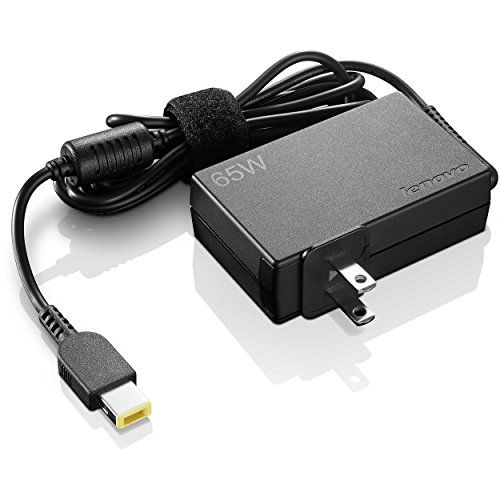 레노버 Lenovo 65W Travel AC Adapter for USA ( 4X20H15594 ),Black