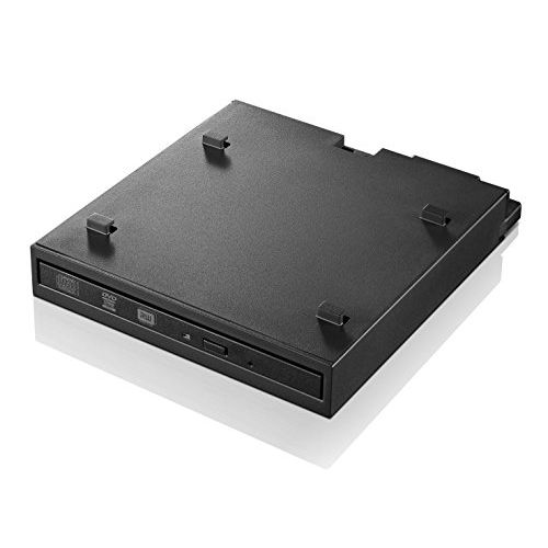 레노버 Lenovo Tiny-in-One Super-Multi Burner DVDRW (R DL) / DVD-RAM Drive - External, Black (4XA0H03972)