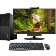 Lenovo ThinkCentre M720t Tower PC Bundle with Intel Core i7-8700 6-Core CPU, 32GB DDR4 RAM, 1TB NVMe SSD, Windows 10, Lenovo 24 GEN3 Monitor, Keyboard, Mouse