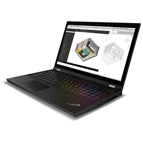 레노버 Lenovo 2020 ThinkPad P15 Gen 1 - High-End Workstation Laptop: Intel 10th Gen i7-10875H Octa-Core, 32GB RAM, 1TB NVMe SSD, 15.6 FHD IPS HDR Display, Quadro T2000, Win 10 Pro, Black