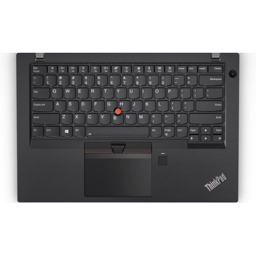 레노버 Lenovo ThinkPad T470s Windows 10 Pro Laptop - Intel Core i7-7500U, 16GB RAM, 500GB SSD, 14 IPS WQHD (2560x1440) Matte Display, Fingerprint Reader, Black Color