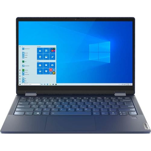 레노버 Lenovo 2021 Premium Yoga 6 13 2-in-1 Laptop 13.3 FHD IPS 72% NTSC Touchscreen AMD 6-Core Ryzen 5 5500U ( i7-10510U) 8GB DDR4 1TB SSD Backlit FP Dolby Win10 Blue + 32GB MicroSD Card