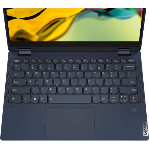 레노버 Lenovo 2021 Premium Yoga 6 13 2-in-1 Laptop 13.3 FHD IPS 72% NTSC Touchscreen AMD 6-Core Ryzen 5 5500U ( i7-10510U) 8GB DDR4 1TB SSD Backlit FP Dolby Win10 Blue + 32GB MicroSD Card