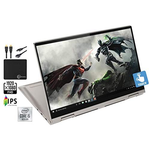 레노버 2020 Flagship Lenovo Yoga C740 2-in-1 14 FHD 1080p Touchscreen Laptop, Intel Core i5-10210U Quad Core up to 4.2GHz, 8GB DDR4 RAM, 256GB PCIe SSD, Backlit Keyboard, WiFi, Windows 10