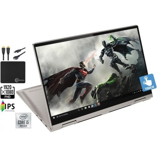 레노버 2020 Flagship Lenovo Yoga C740 2-in-1 14 FHD 1080p Touchscreen Laptop, Intel Core i5-10210U Quad Core up to 4.2GHz, 8GB DDR4 RAM, 256GB PCIe SSD, Backlit Keyboard, WiFi, Windows 10