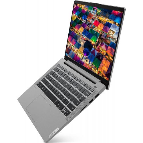 레노버 Lenovo IdeaPad 5 14 14 FHD Laptop Computer, Intel Quad-Core i5 1035G1 up to 3.6GHz, 8GB DDR4 RAM, 512GB PCIe SSD, WiFi 6, Bluetooth 5.1, Type-C, Webcam, Platinum Grey, Windows 10,