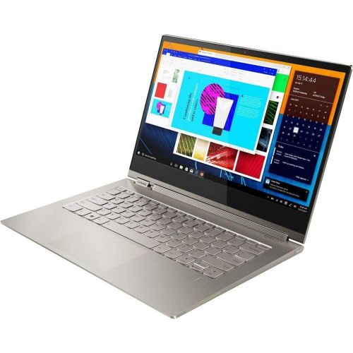 레노버 2019 Lenovo Yoga C930 2-in-1 13.9 4K UHD Touch-Screen Laptop - Intel i7, 16GB DDR4, 512GB PCI-e SSD, 2X Thunderbolt 3, Dolby Atmos Audio, Webcam, WiFi, Windows 10, Active Pen, 3 LB
