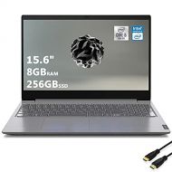 Lenovo V15 IIL 15.6 FHD Customized Business Laptop 10th Gen Quad-Core Intel i5-1035G1 Wi-Fi Bluetooth, Bundled with Woov HDMI Cable, Windows 10 Pro, Iron Gray (8GB256GB SSD)