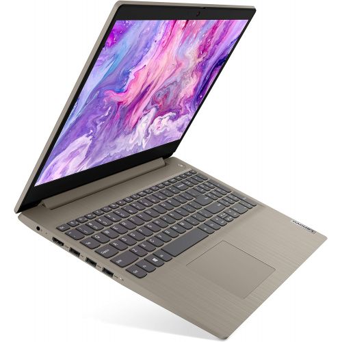 레노버 2021 Lenovo IdeaPad 3 15.6 HD Laptop Intel Dual-Core i3-1005G1 20GB RAM DDR4 512GB M.2 SSD Intel UHD Graphics HDMI Card Reader Bluetooth Webcam Almond Windows 10 Pro w/ RE 32GB USB