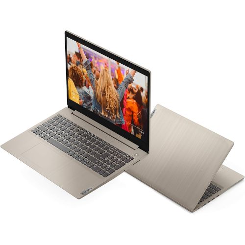 레노버 2021 Lenovo IdeaPad 3 15.6 HD Laptop Intel Dual-Core i3-1005G1 20GB RAM DDR4 512GB M.2 SSD Intel UHD Graphics HDMI Card Reader Bluetooth Webcam Almond Windows 10 Pro w/ RE 32GB USB