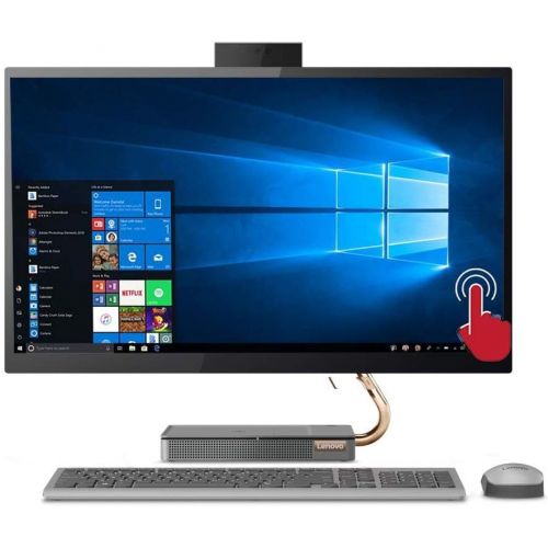 레노버 Lenovo IdeaCentre AIO 27 Touch 4TB SSD 32GB RAM (Intel Core i7-9700K CPU Turbo Boost to 4.90GHz, 32 GB RAM, 4 TB SSD, 27 QHD Touchscreen, Win 10) Desktop All in One PC Computer A54