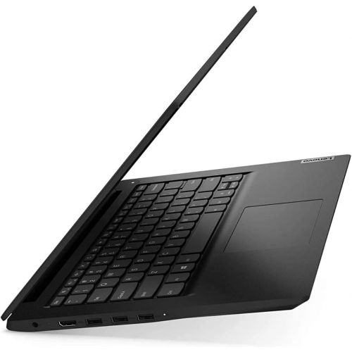 레노버 2021 Flagship Lenovo Ideapad 3 Laptop, 14 HD Display, Intel Pentium Gold 6405U 2.4 GHz, 12GB DDR4 RAM, 128GB NVMe M.2 SSD, Bluetooth 5.0, Webcam, WiFi, HDMI, Windows 10 S, Black +