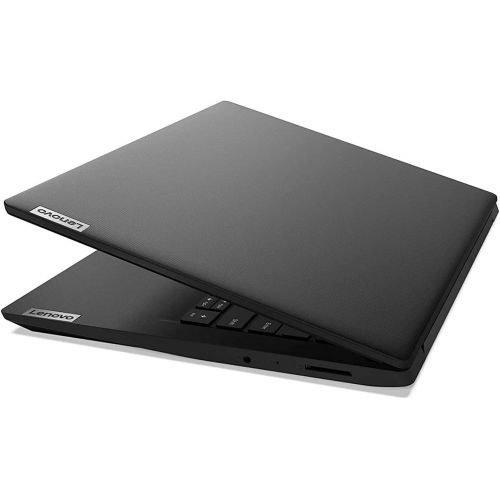 레노버 2021 Flagship Lenovo Ideapad 3 Laptop, 14 HD Display, Intel Pentium Gold 6405U 2.4 GHz, 12GB DDR4 RAM, 128GB NVMe M.2 SSD, Bluetooth 5.0, Webcam, WiFi, HDMI, Windows 10 S, Black +