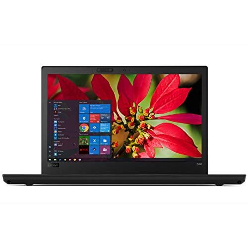 레노버 Lenovo ThinkPad T480 14 HD Anti-Glare Laptop Computer, Intel Core i5-7200U, 16GB DDR4, 512GB SSD PCIe-NVME, Fingerprint Reader, USB 3.1 Type-C, Webcam, Bluetooth, HDMI, Windows 10