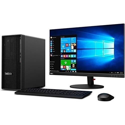 레노버 Lenovo ThinkStation P340 30DH000NUS Workstation - 1 i5-10500 - 16 GB RAM - 512 GB SSD - Tower - Raven Black - Windows 10 Pro 64-bit - DVD-Writer - English (US) Keyboard - Ethernet