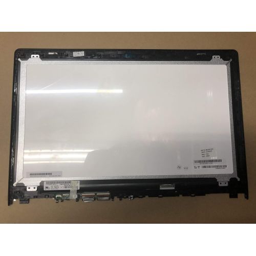 레노버 For Lenovo LED LCD Display Panel Touch Digitizer Screen Assembly + Bezel LP156WF4 SPL1 Flex 3-1580 Flex 3-1570 FHD (1920x1080)