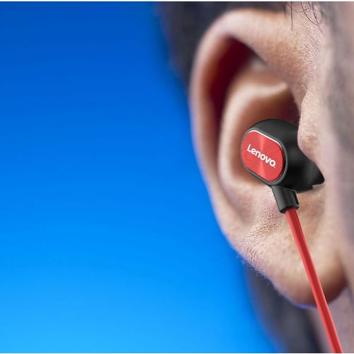 레노버 Lenovo H02 Sports Bluetooth Headset Red