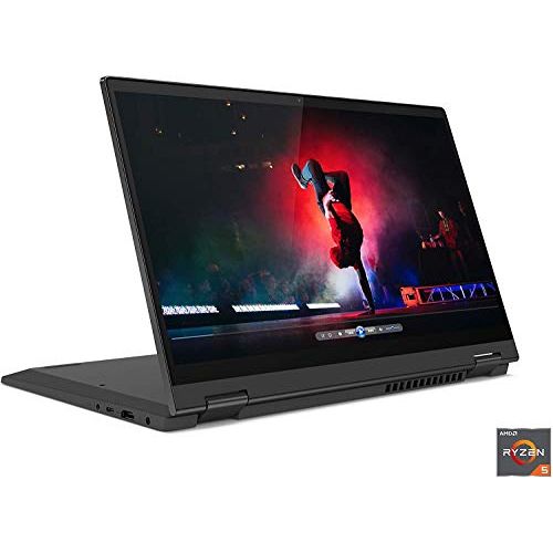 레노버 Latest Lenovo Flex 5 14 2-in-1 Laptop, FHD (1920 x 1080) Touch Display, AMD Ryzen 5 4500U Processor, 16GB DDR4 OnBoard RAM, AMD Radeon Graphics, Windows 10, Graphite Grey (512SSD)