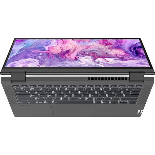 레노버 Latest Lenovo Flex 5 14 2-in-1 Laptop, FHD (1920 x 1080) Touch Display, AMD Ryzen 5 4500U Processor, 16GB DDR4 OnBoard RAM, AMD Radeon Graphics, Windows 10, Graphite Grey (512SSD)