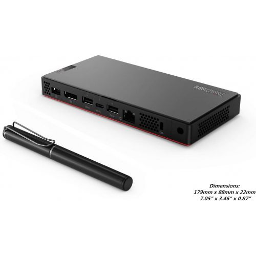 레노버 Lenovo ThinkCentre Small Form Factor Mini Desktop Computer Intel Quad Core i5-8365 8GB DDR4 512GB SSD Keyboard and Mouse USB 3.2 Windows 10 Pro with Accessory Bundle