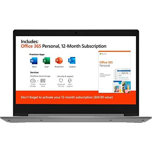 레노버 Lenovo IdeaPad 14.0’’ HD Widescreen Laptop, AMD A6-9220e up to 2.4GHz, 4GB RAM, 64GB Storage, Bluetooth, HDMI, WiFi, AMD Radeon R4, One-Year Office 365, Windows 10 w/TIGOLOGY 64GB