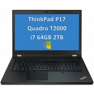 2022 Lenovo Thinkpad P17 17.3 FHD (1920x1080) Mobile Workstation Laptop (Intel 6-Core i7-10750H, 64GB DDR4, 2TB PCIe SSD, Quadro T2000 4GB Graphics) Backlit, Thunderbolt, FP, Windo