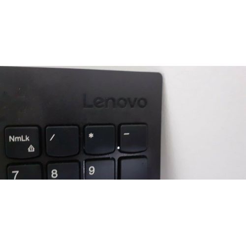 레노버 Lenovo 300 USB Keyboard, Wired, Adjustable Tilt, Ergonomic, Windows 7/8/10, GX30M39655, Black