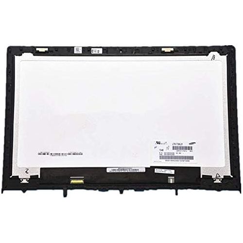 레노버 For Lenovo 17.3” FHD 1920x1080 LCD Panel LED Screen Display with Touch Digitizer and Bezel Frame Assembly 5D10K37624 fit Lenovo IdeaPad Y700-17ISK Type 80Q0