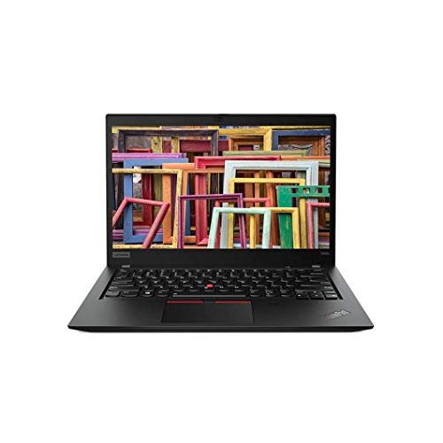 레노버 Lenovo ThinkPad T490s Laptop (20NX-001WUS) Intel Core i7-8565U, 8GB RAM, 256GB SSD, 14-inch FHD 1920x1080, Win10 Pro, 720p Webcam, Backlit KB, Fingerprint Reader, Black, Model:20NX