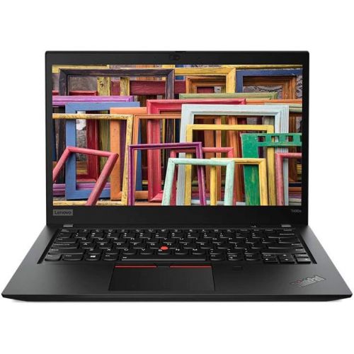 레노버 Lenovo ThinkPad T490s Laptop (20NX-001WUS) Intel Core i7-8565U, 8GB RAM, 256GB SSD, 14-inch FHD 1920x1080, Win10 Pro, 720p Webcam, Backlit KB, Fingerprint Reader, Black, Model:20NX